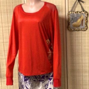 BEBE SPORT 2X LONG SLEEVE TOP